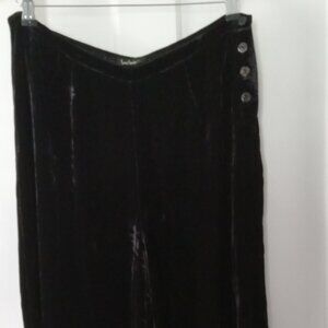 Loco Lindo Silk Velvet Wide Leg Pants.
